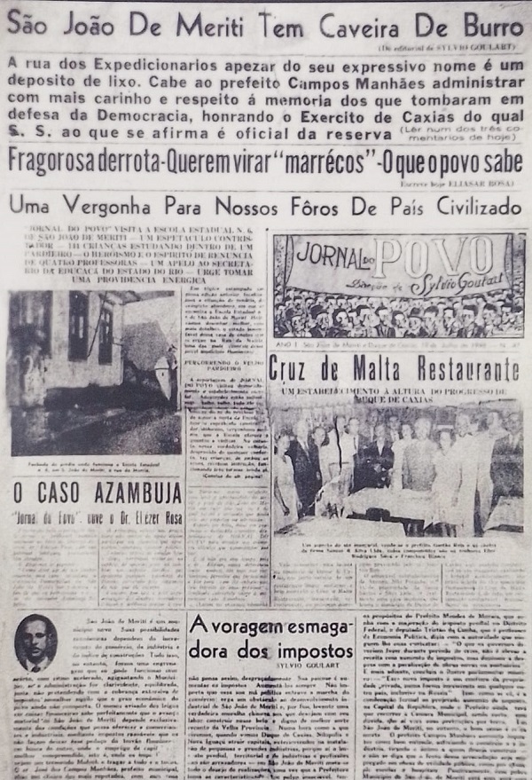 24 - 1948 - Jornal o Povo. Um dos primeiros períodicos do município..jpeg