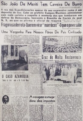 24 - 1948 - Jornal o Povo. Um dos primeiros períodicos do município..jpeg