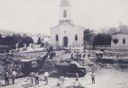 1952 - Início da obra de remodelação da Praça da Matriz, Prefeito Domingos Corrêa.