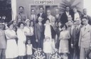 1930 - Escritório da empresa territorial Lar Econômico do DR. Rubens Farrula - Loteador da Vila Rosaly e de Coelho da Rocha. Na Foto Dr. Arruda Negreiros e Dr. Rubens Farrula.
