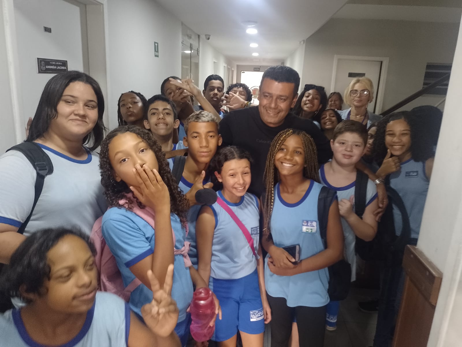 Visita alunos rede municipal