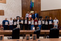 Câmara homenageia Contadores do município