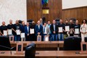 Câmara homenageia policiais militares