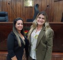 Mulheres são representadas na Câmara pelas vereadoras Andreia Lacerda e Drª Letícia Costa
